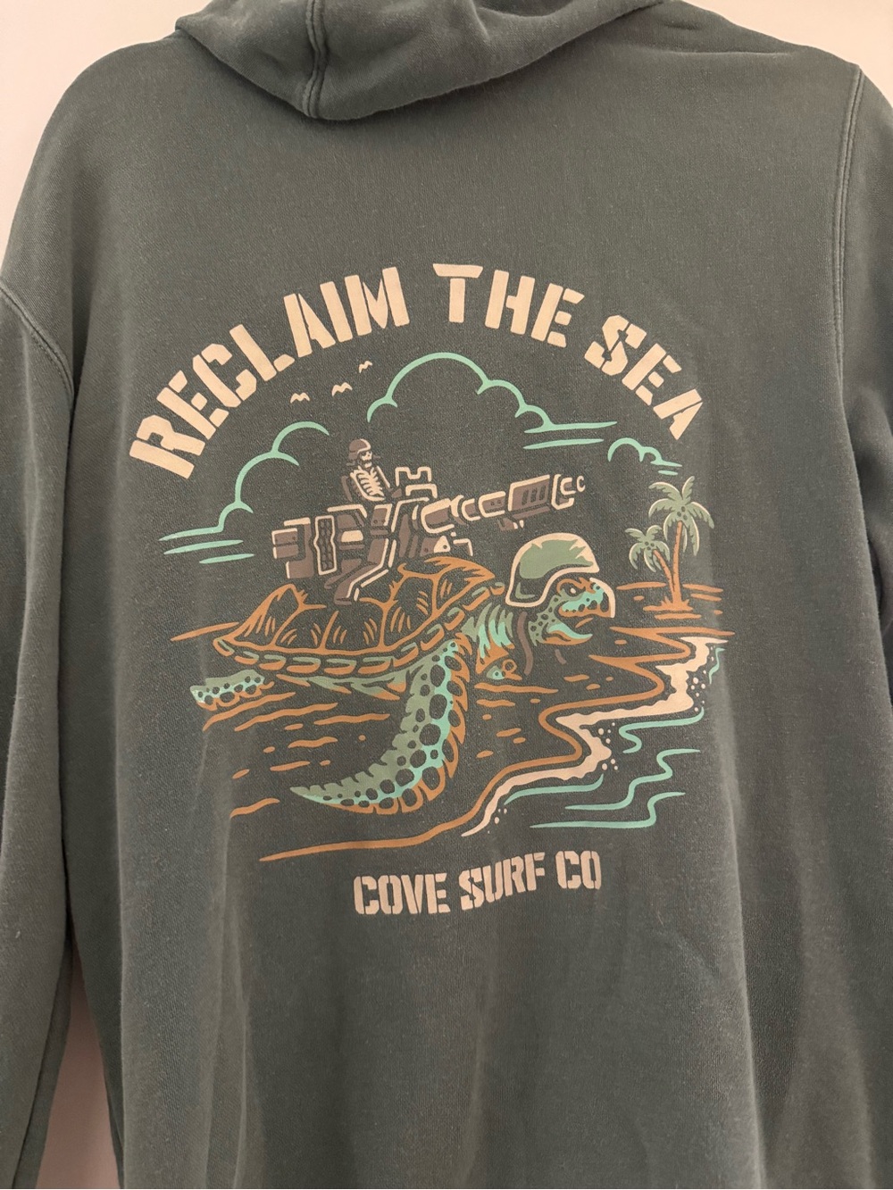 Cove Green 'Reclaim The Sea' Graphic Hoodie - Picture 2 of 5